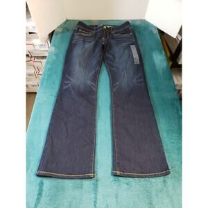 American Eagle Jeans Size 12 Womens Blue Pants Ladies Mid Rise Kick Bootcut NWT